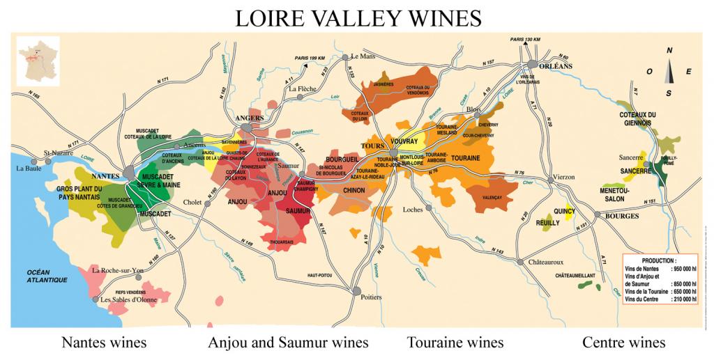 Rượu vang Pháp - thung lũng Loire
